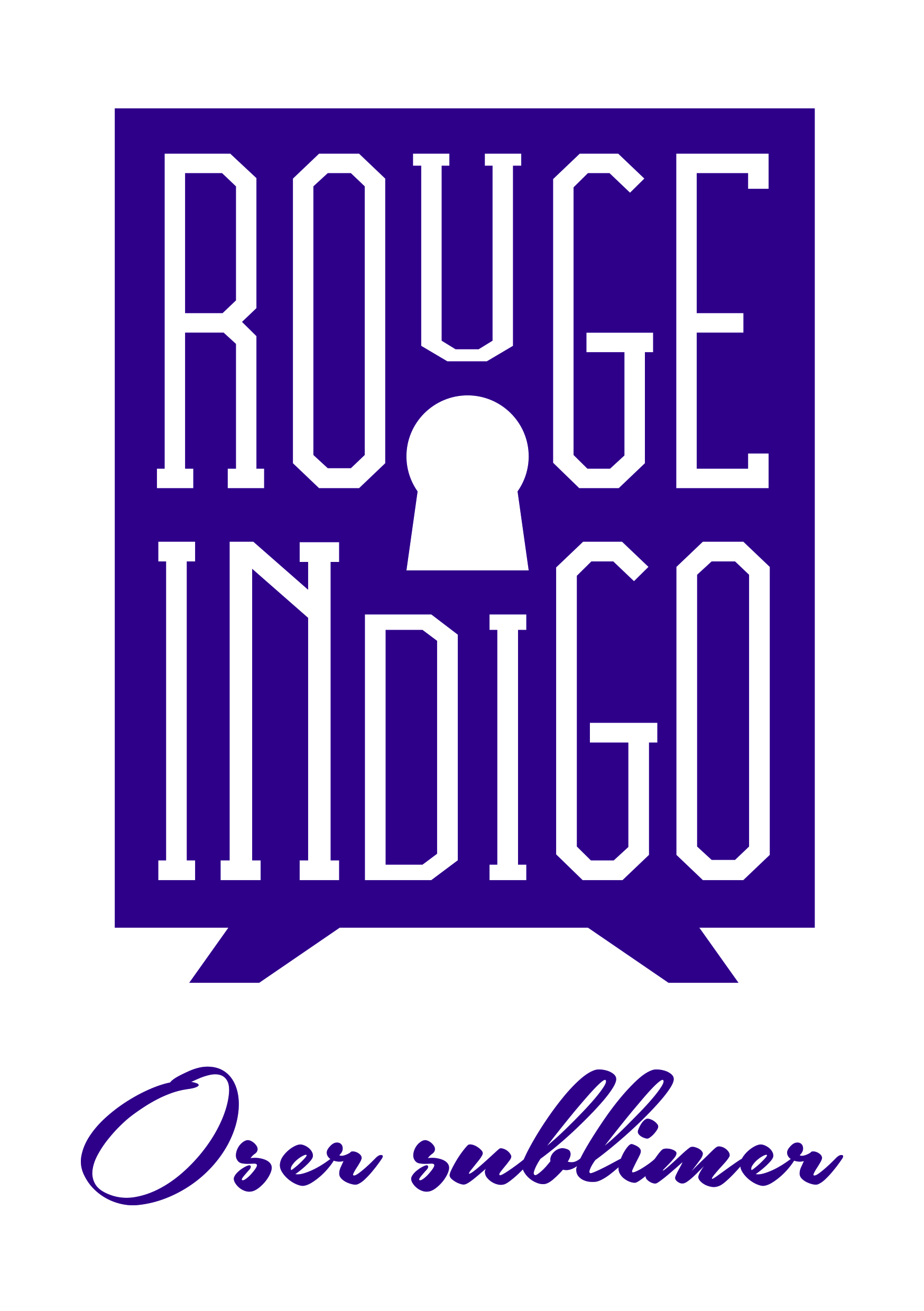 Logo Rouge Indigo Atelier